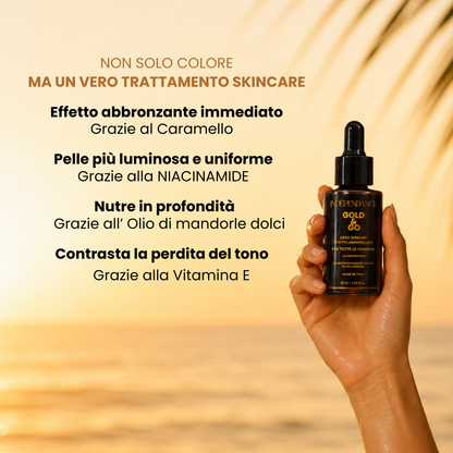 Gold & Go - Siero Skincare Effetto Abbronzatura Delicato