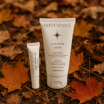 The Glossy Face Kit - 2 Prodotti: Crema Viso e Rimpolpante Labbra