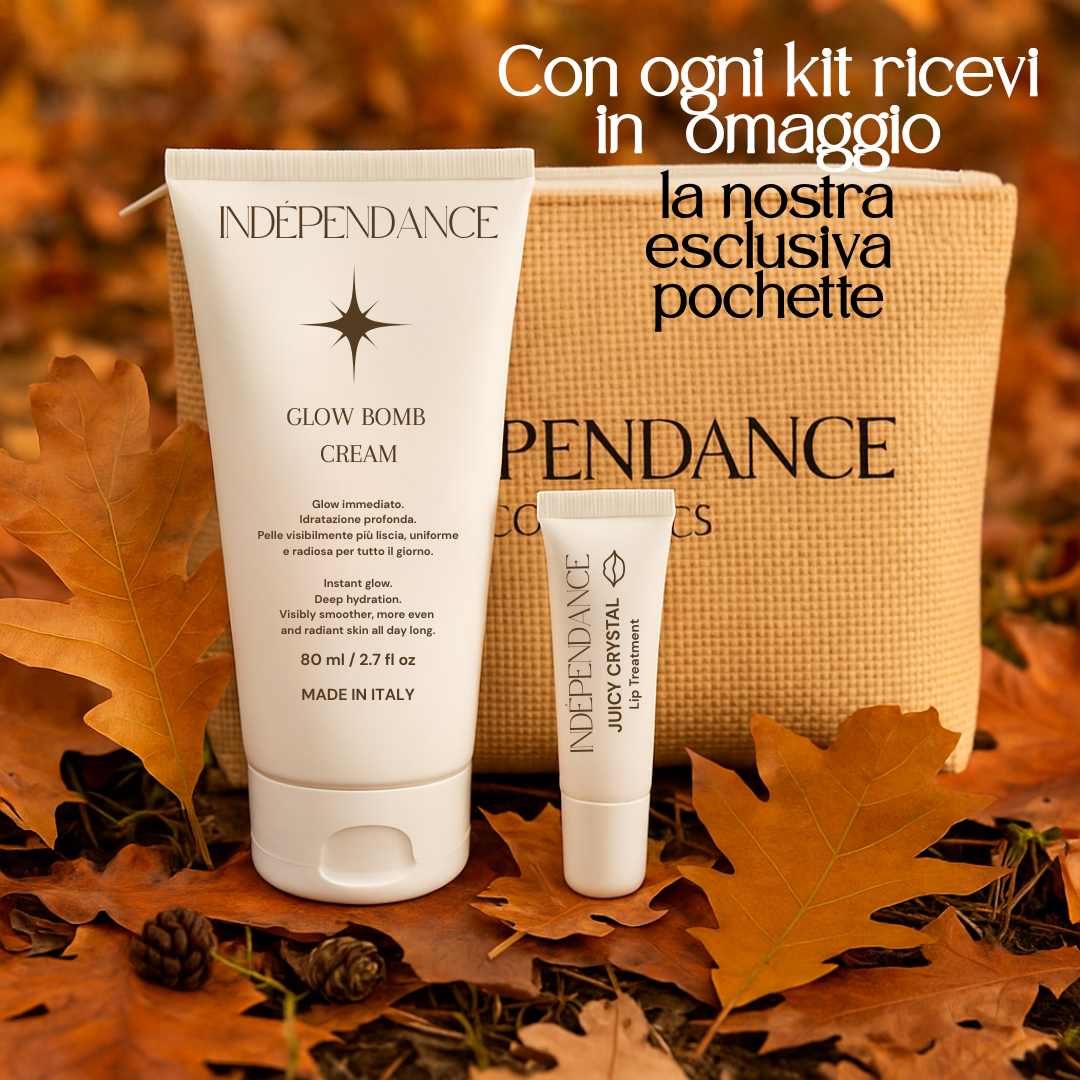The Glossy Face Kit - 2 Prodotti: Crema Viso e Rimpolpante Labbra