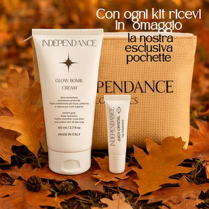 The Glossy Face Kit - 2 Prodotti: Crema Viso e Rimpolpante Labbra