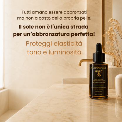 Gold & Go - Siero Skincare Effetto Abbronzatura Delicato